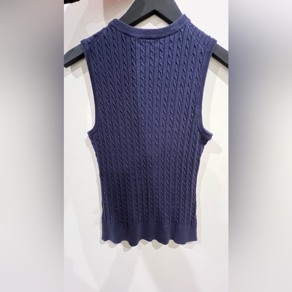 Illy Pulitzer knitted navy tank top